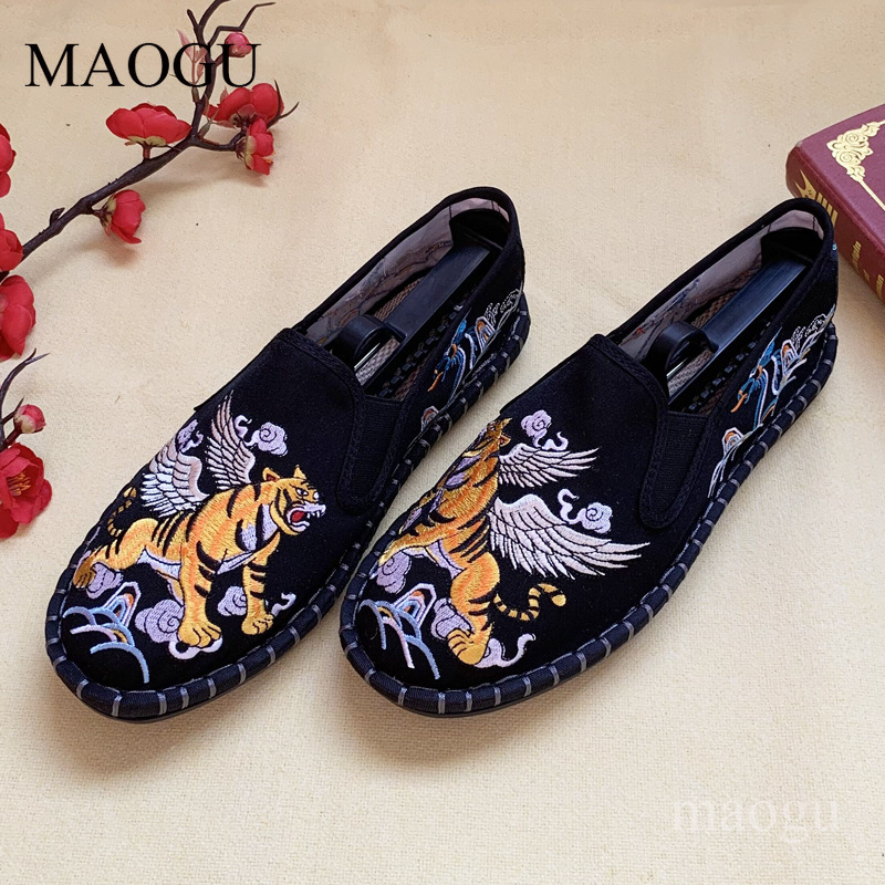 Unisex Chinese Style Embroider - Espadrille Slip On ulasan dan harga