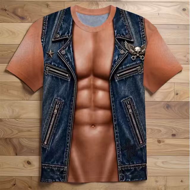 2026 Men's Creative Leather Ta - Tank Top Muscle ulasan dan harga